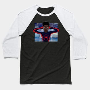 Miles Spiderverse Meme Baseball T-Shirt